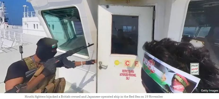 MAJOR POWERS STRUGGLE TO DETER HOUTHI SHIPPING ATTACKS