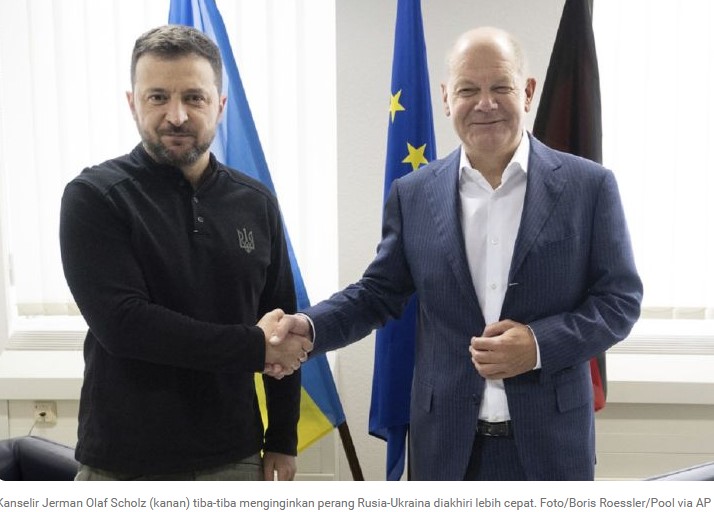 Jerman ingin perang Ukraina cepat selesai