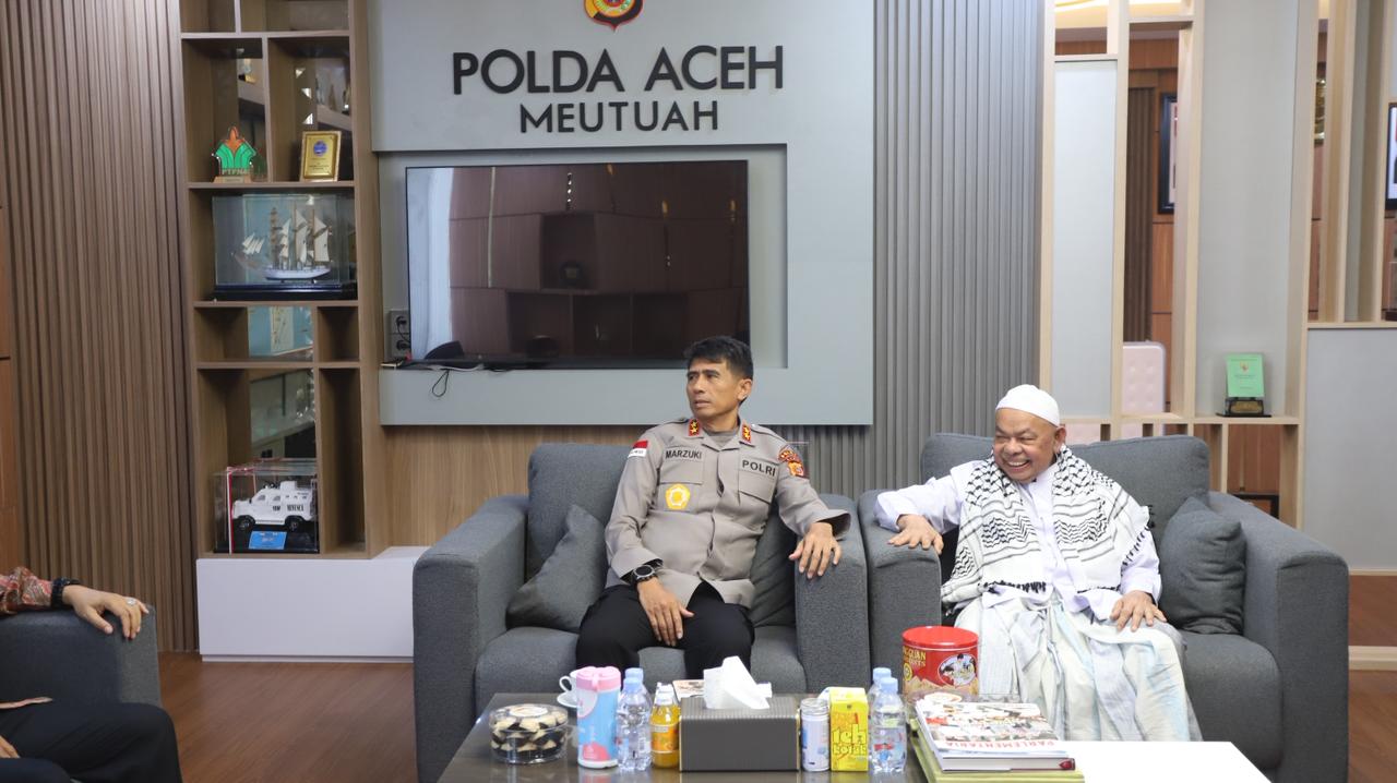 Perkuat Sinergi Ulama dan Kepolisian, Abu Paya Pasi Audiensi dengan Kapolda Aceh