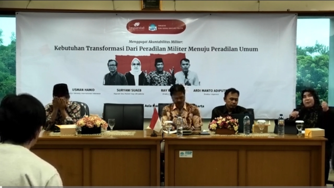 Bedah Akuntabilitas Militer di UIN Jakarta: Tantangan Demokrasi di Tengah Tren Militerisme