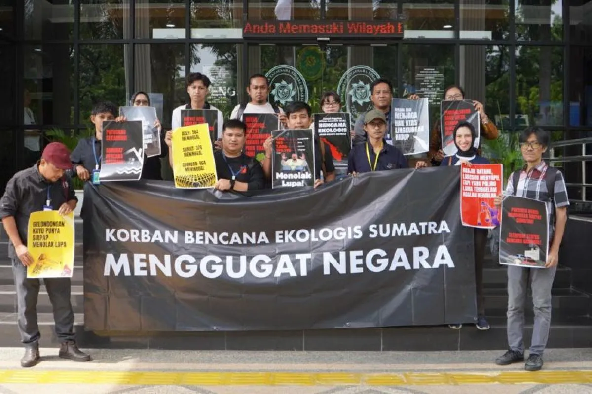 Abaikan Bencana Ekologis Sumatera, Warga dan Koalisi Sipil Gugat Pemerintah ke PTUN