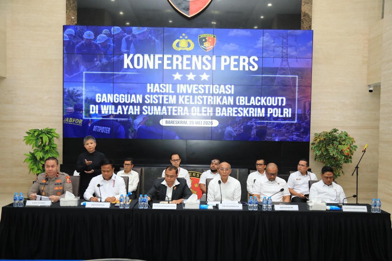 Bareskrim Polri Pastikan Blackout Massal Sumatera Bukan Sabotase: Dipicu Cuaca Ekstrem dan Faktor Teknis