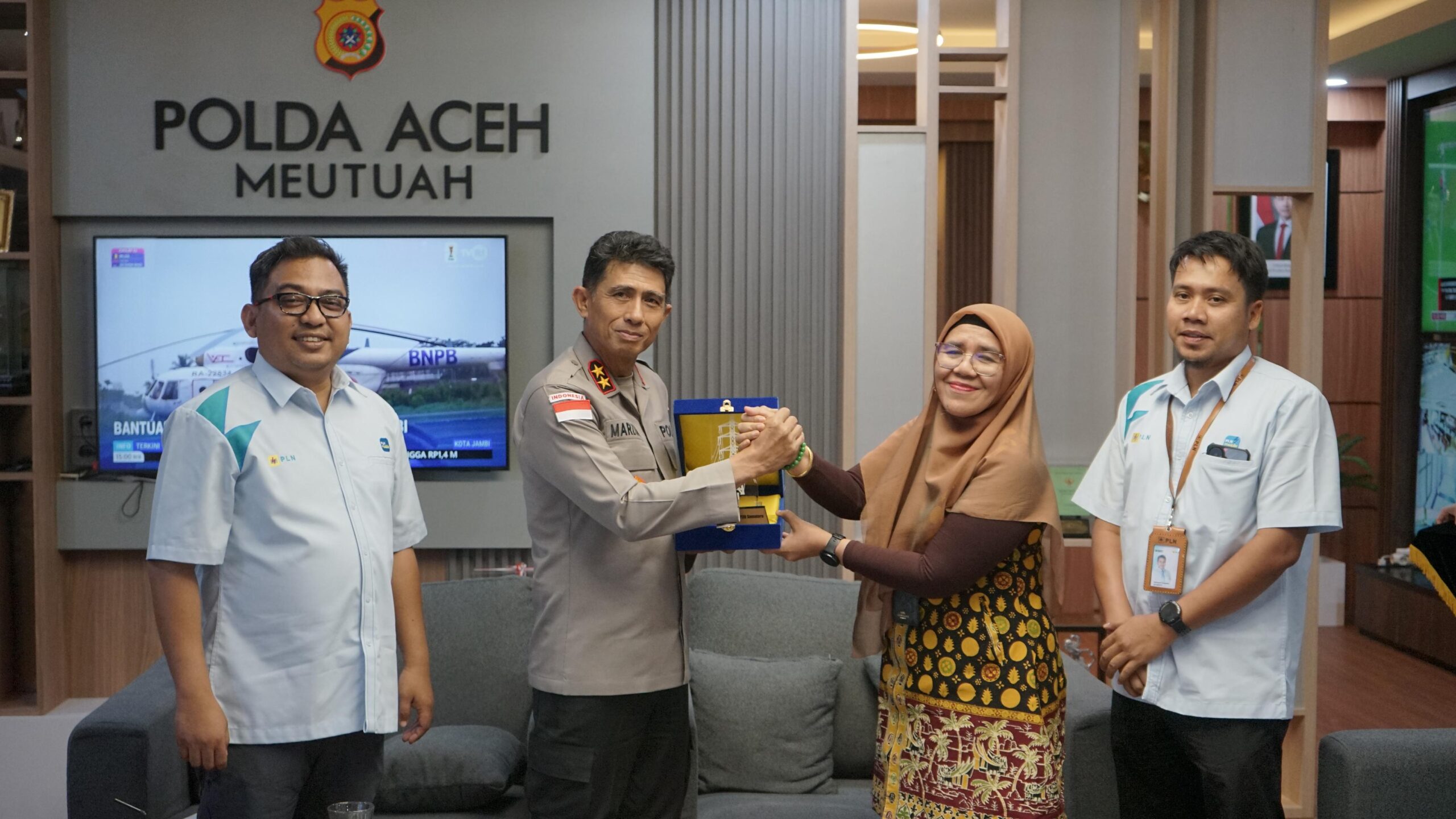 Perkuat Pengamanan Objek Vital Listrik, PLN UIP3B Sumatera Audiensi dengan Kapolda Aceh