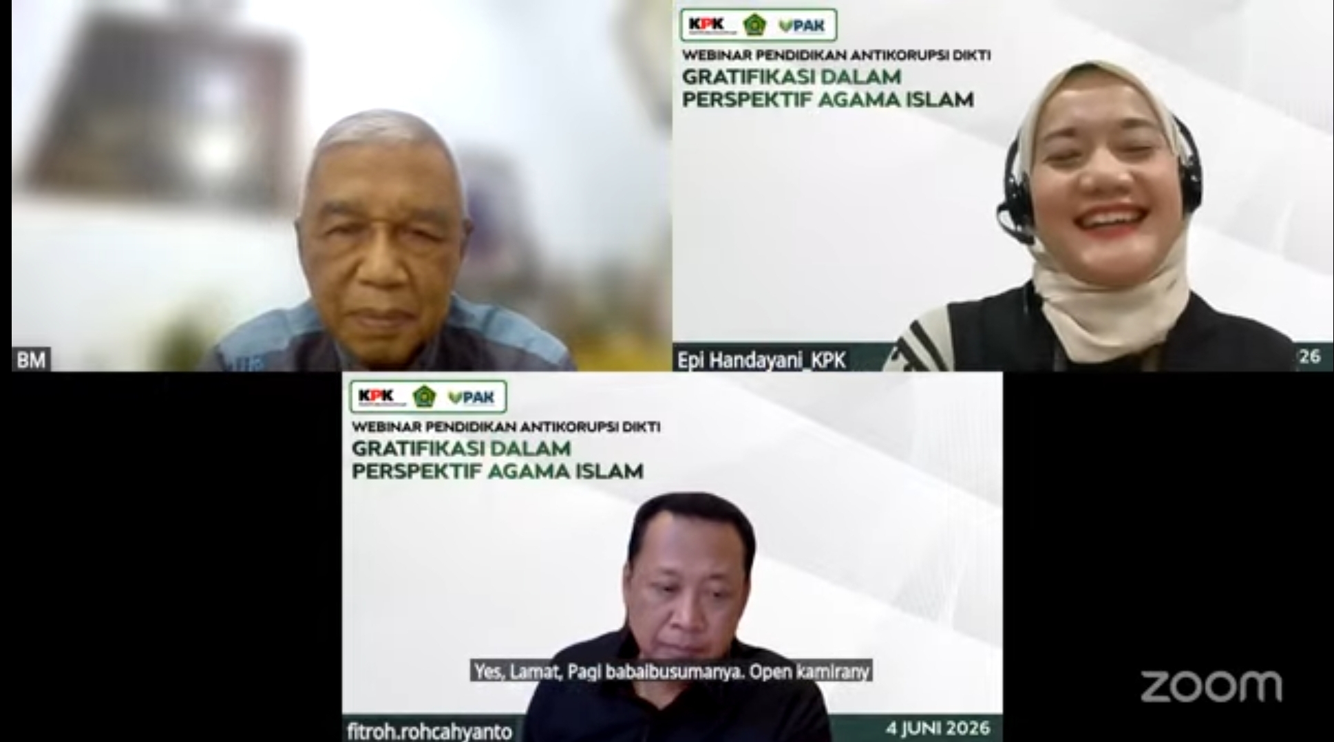 Cegah Korupsi dari Kampus, KPK dan Menag Bedah Bahaya Gratifikasi dalam Perspektif Islam