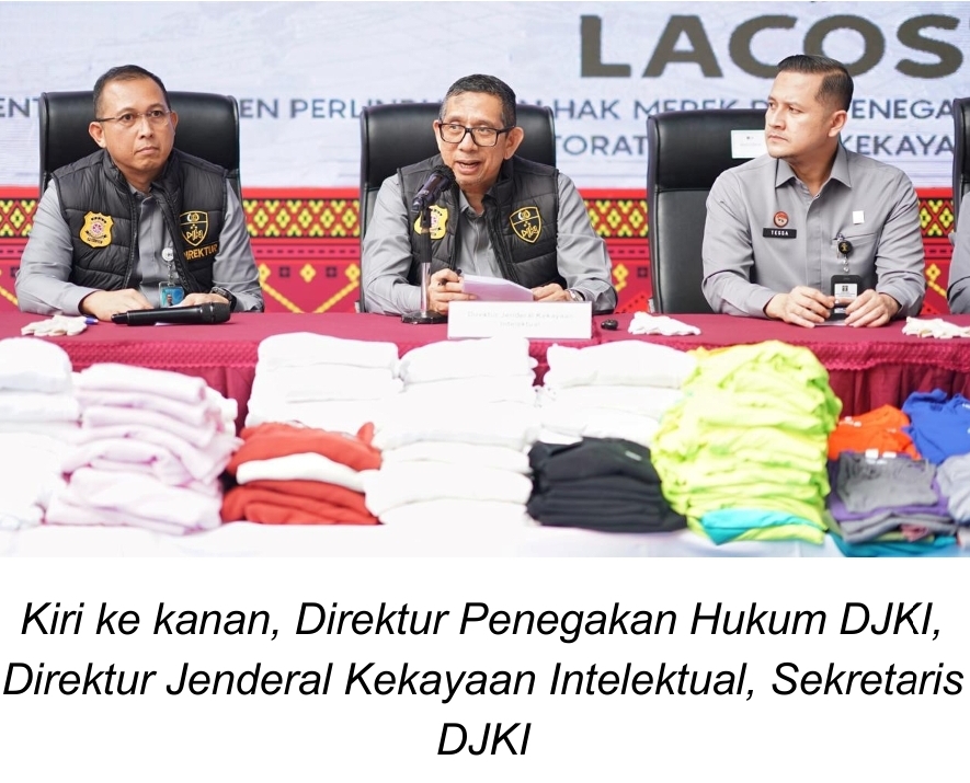 DJKI Musnahkan 567 Barang Bukti Pelanggaran Merek Lacoste Bernilai Hampir Rp1 Miliar