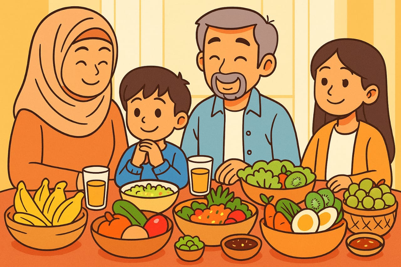 Meneladani Adab Makan dan Kesederhanaan Rasulullah SAW.