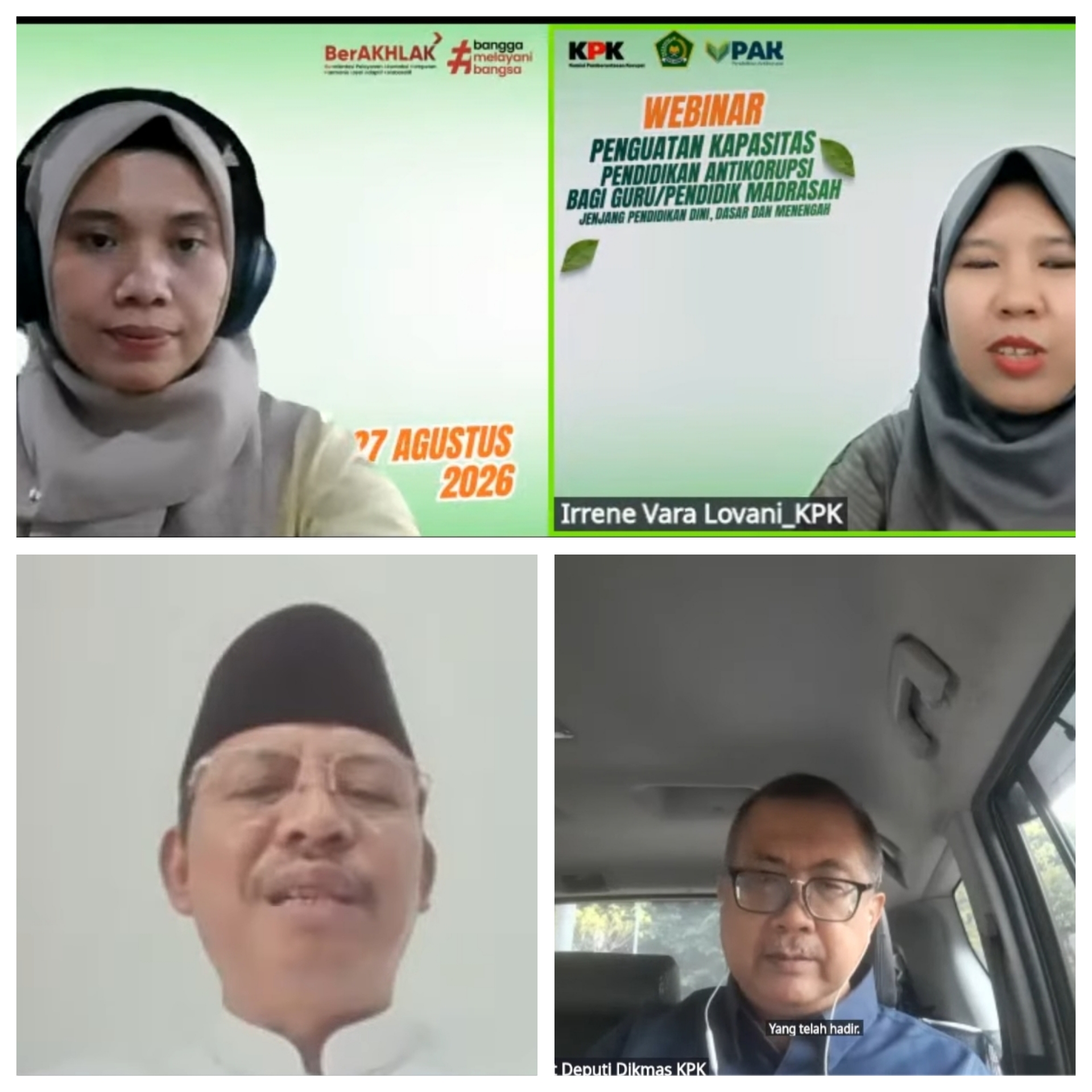 KPK dan Kemenag Kolaborasi Integrasikan Pendidikan Antikorupsi di Kurikulum Madrasah