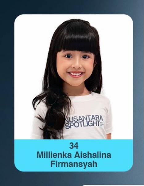Dukung Model Cilik Talent Iklan Millienka di Ajang Most Favorite Nusantara Spotlight Icon 2026