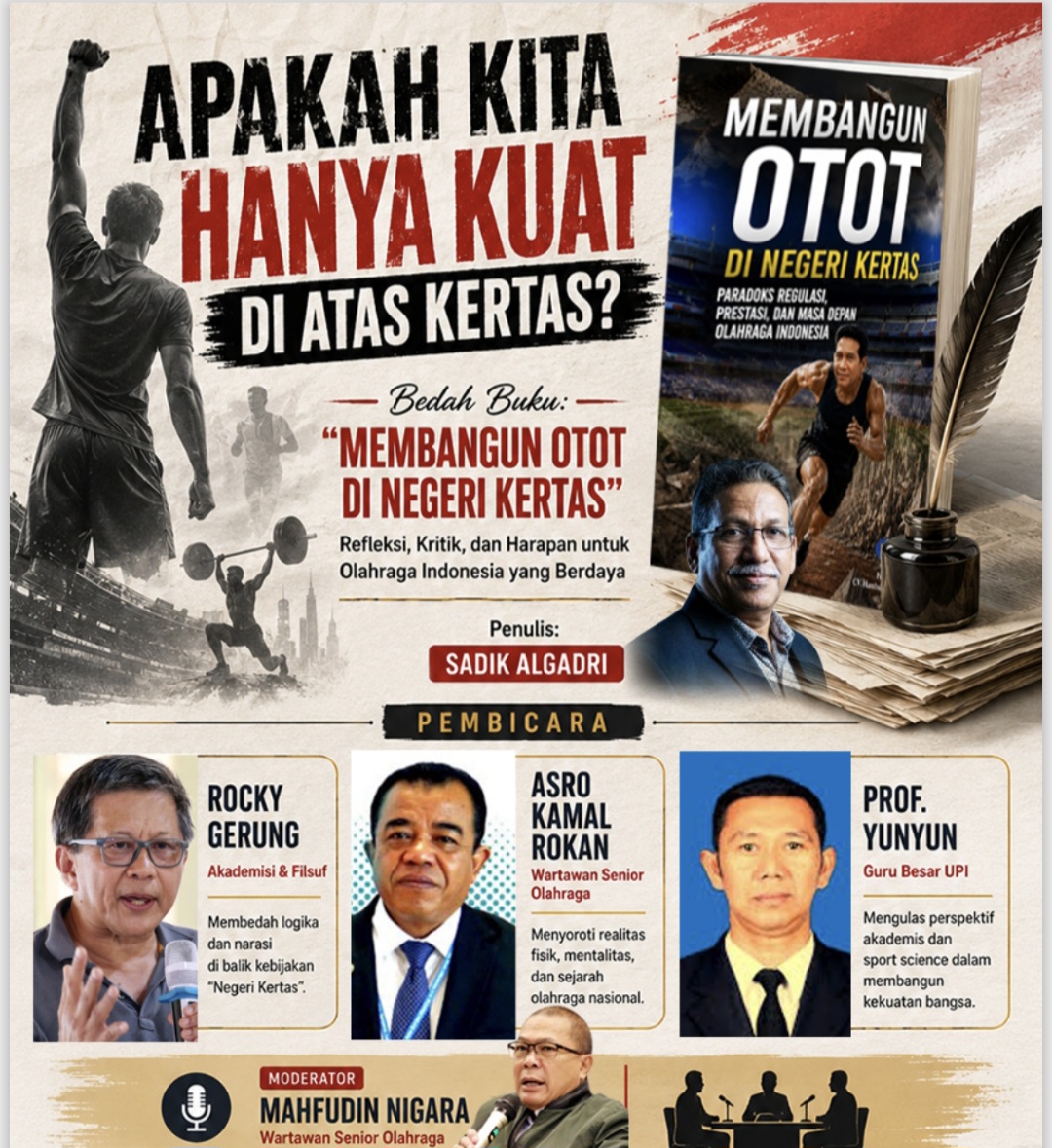 Rocky Gerung: ‘ Buku ‘Membangun Otot di Negeri Kertas’ Bukan Sekadar gagasan